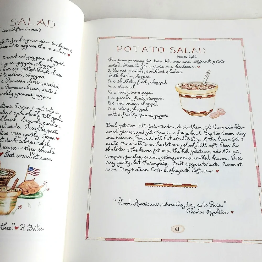 Susan Branch Heart of the Home Vineyard Seasons Notes from Vineyard Kitchen lot